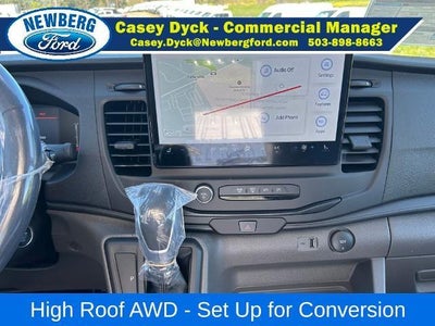 2026 Ford Transit Cargo Van T-350 148" Hi Rf 9500 GVWR AWD