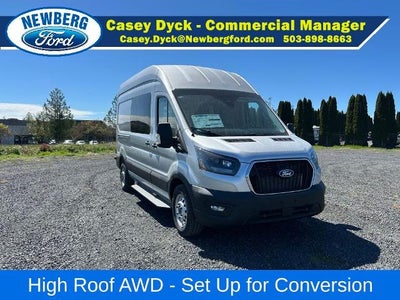 2026 Ford Transit Cargo Van T-350 148" Hi Rf 9500 GVWR AWD