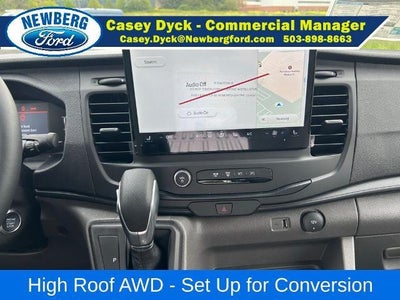 2026 Ford Transit Cargo Van T-350 148" Hi Rf 9500 GVWR AWD