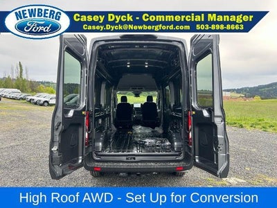 2026 Ford Transit Cargo Van T-350 148" Hi Rf 9500 GVWR AWD