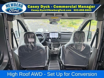 2026 Ford Transit Cargo Van T-350 148" Hi Rf 9500 GVWR AWD