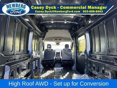 2026 Ford Transit Cargo Van T-350 148" Hi Rf 9500 GVWR AWD