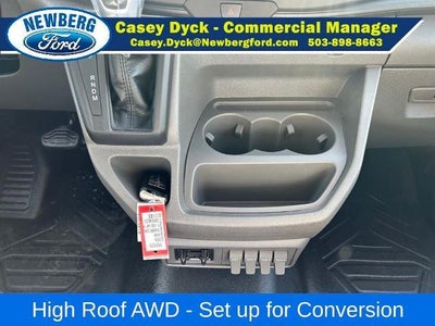 2026 Ford Transit Cargo Van T-350 148" Hi Rf 9500 GVWR AWD
