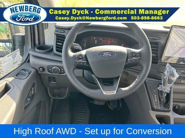 2026 Ford Transit Cargo Van T-350 148" Hi Rf 9500 GVWR AWD