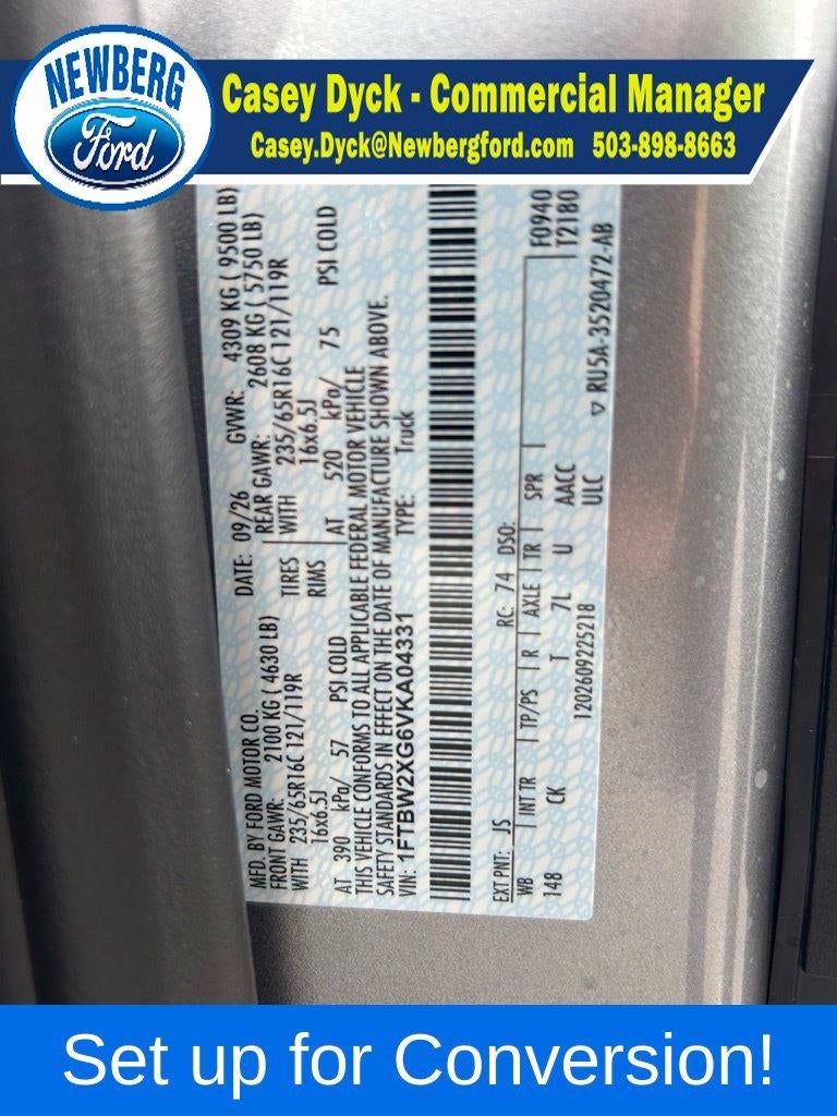 2027 Ford Transit Cargo Van T-350 148" Hi Rf 9500 GVWR AWD