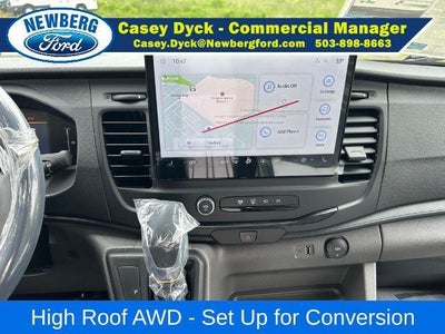 2026 Ford Transit Cargo Van T-350 148" Hi Rf 9500 GVWR AWD