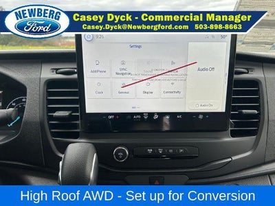 2025 Ford Transit Cargo Van T-350 148" Hi Rf 9500 GVWR AWD