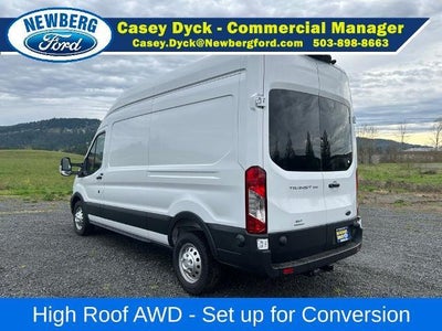 2025 Ford Transit Cargo Van T-350 148" Hi Rf 9500 GVWR AWD