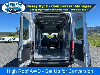 2026 Ford Transit Cargo Van T-350 148" Hi Rf 9500 GVWR AWD