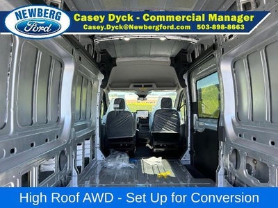 2026 Ford Transit Cargo Van T-350 148" Hi Rf 9500 GVWR AWD