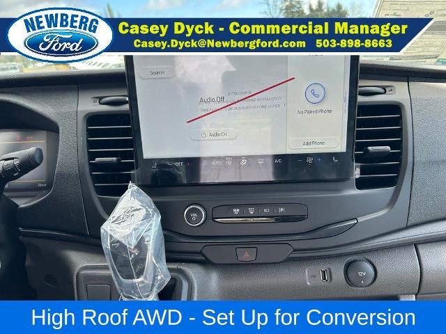2026 Ford Transit Cargo Van T-350 148" Hi Rf 9500 GVWR AWD