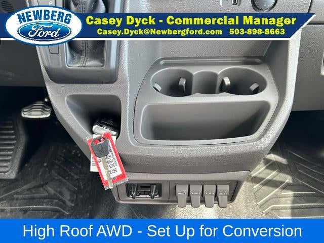 2026 Ford Transit Cargo Van T-350 148" Hi Rf 9500 GVWR AWD