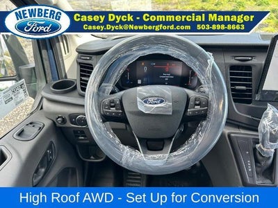 2026 Ford Transit Cargo Van T-350 148" Hi Rf 9500 GVWR AWD