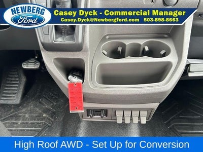 2026 Ford Transit Cargo Van T-350 148" Hi Rf 9500 GVWR AWD