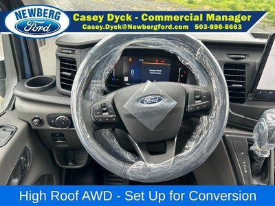 2026 Ford Transit Cargo Van T-350 148" Hi Rf 9500 GVWR AWD