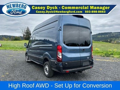 2026 Ford Transit Cargo Van T-350 148" Hi Rf 9500 GVWR AWD