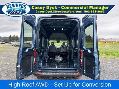 2026 Ford Transit Cargo Van T-350 148" Hi Rf 9500 GVWR AWD