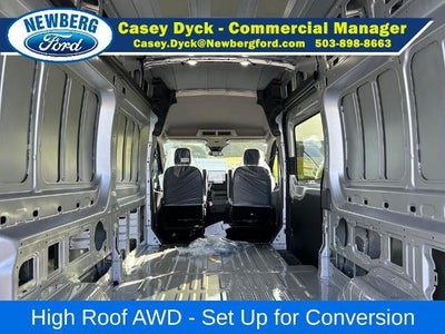 2026 Ford Transit Cargo Van T-350 148" Hi Rf 9500 GVWR AWD