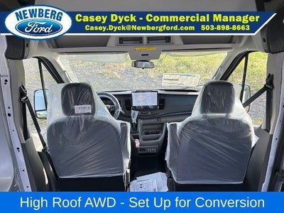 2026 Ford Transit Cargo Van T-350 148" Hi Rf 9500 GVWR AWD