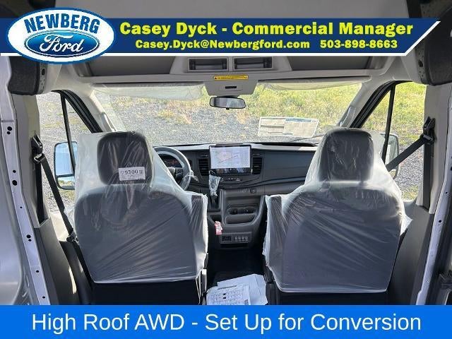 2026 Ford Transit Cargo Van T-350 148" Hi Rf 9500 GVWR AWD