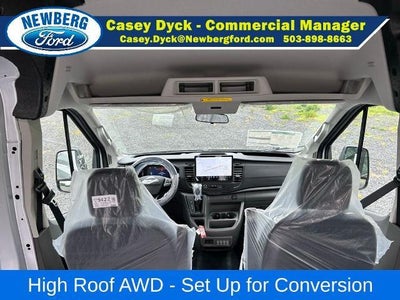 2026 Ford Transit Cargo Van T-350 148" Hi Rf 9500 GVWR AWD