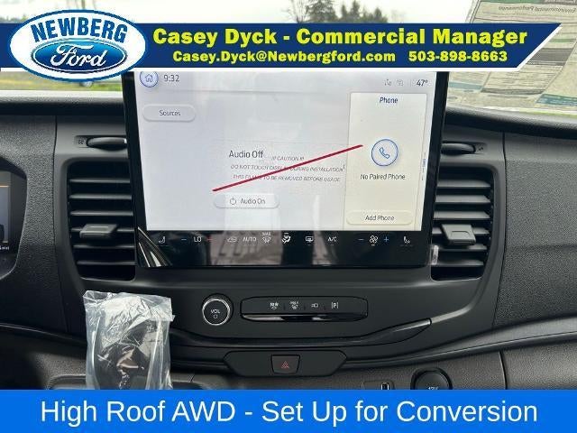 2026 Ford Transit Cargo Van T-350 148" Hi Rf 9500 GVWR AWD