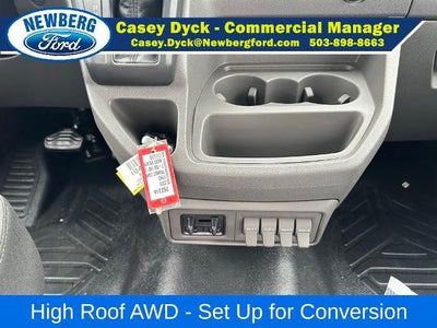 2026 Ford Transit Cargo Van T-350 148" Hi Rf 9500 GVWR AWD