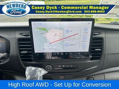 2026 Ford Transit Cargo Van T-350 148" Hi Rf 9500 GVWR AWD