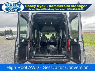 2026 Ford Transit Cargo Van T-350 148" Hi Rf 9500 GVWR AWD