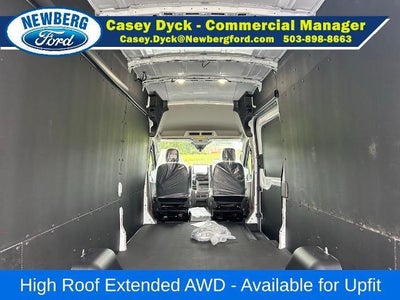 2026 Ford Transit Cargo Van T-350 148" EL Hi Rf 9500 GVWR AWD