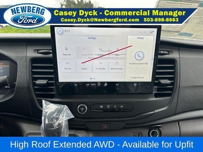 2026 Ford Transit Cargo Van T-350 148" EL Hi Rf 9500 GVWR AWD
