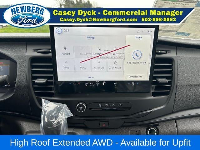 2026 Ford Transit Cargo Van T-350 148" EL Hi Rf 9500 GVWR AWD