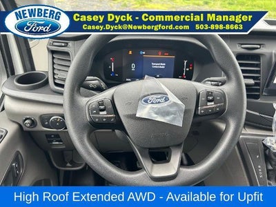2026 Ford Transit Cargo Van T-350 148" EL Hi Rf 9500 GVWR AWD