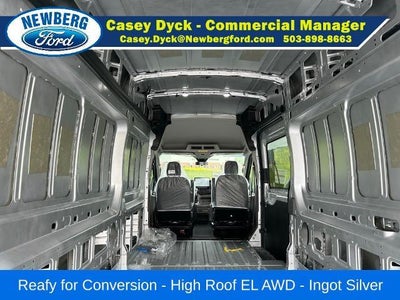 2026 Ford Transit Cargo Van T-350 148" EL Hi Rf 9500 GVWR AWD