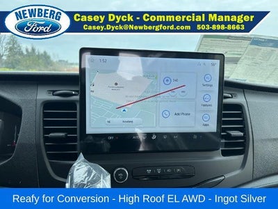 2026 Ford Transit Cargo Van T-350 148" EL Hi Rf 9500 GVWR AWD