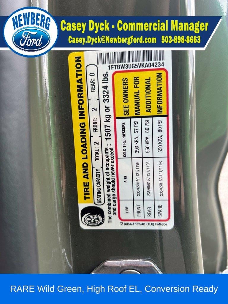 2027 Ford Transit Cargo Van T-350 148" EL Hi Rf 9500 GVWR AWD