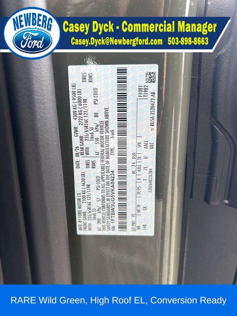 2027 Ford Transit Cargo Van T-350 148" EL Hi Rf 9500 GVWR AWD