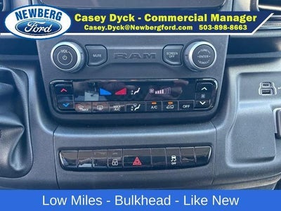 2025 RAM ProMaster Cargo Van Tradesman 2500 Low Roof 136" WB