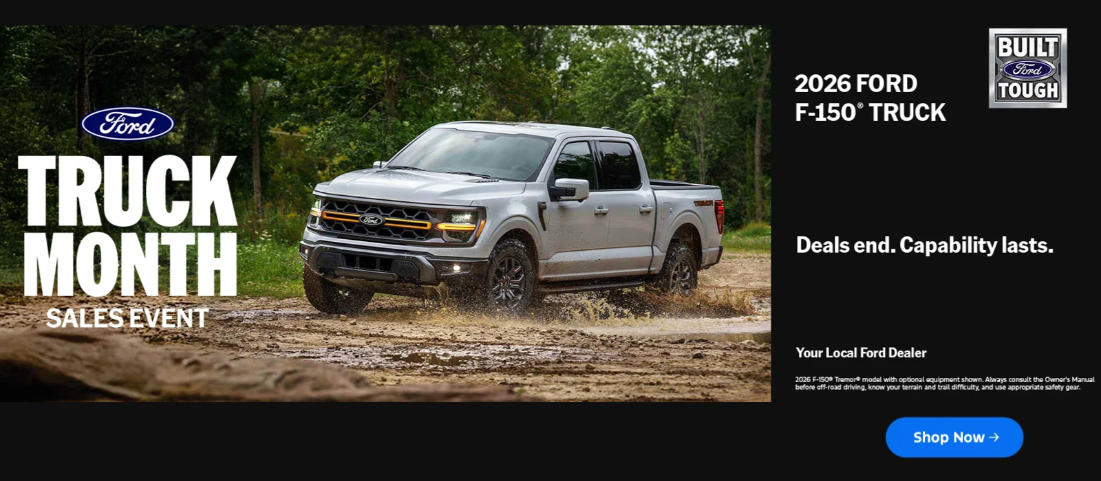 TRUCK MONTH SALES EVENT AT NEWBERG FORD