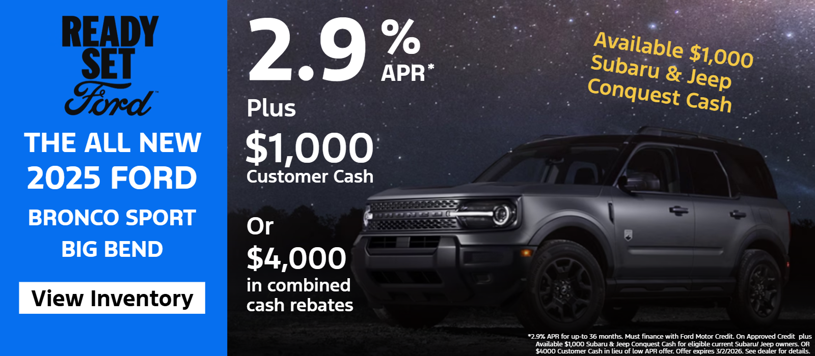 2025 Ford Bronco Sport