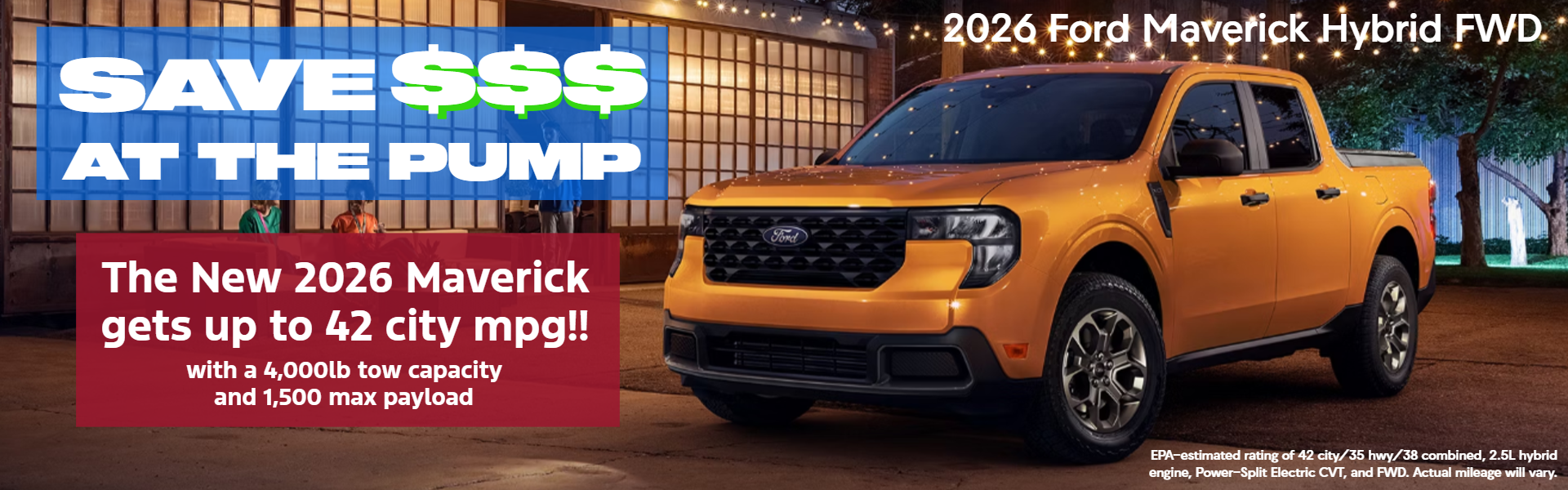 2026 Ford Maverick Hybrid at Newberg Ford in Newberg OR